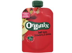Apple and Strawberry quinoa from Organix.